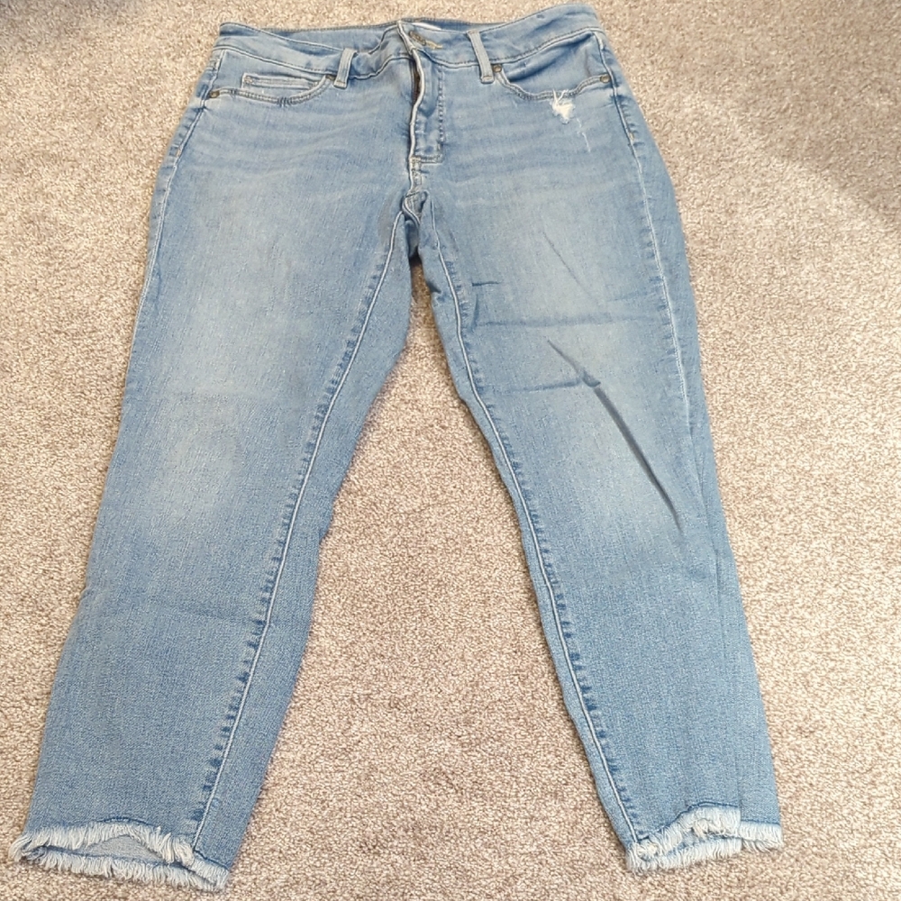 Curvy Skinny Cropped Jeans